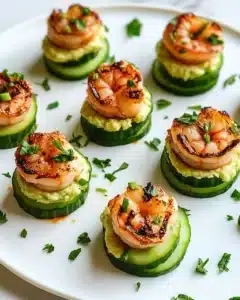 Blackened Shrimp Cucumber Bites Recipe