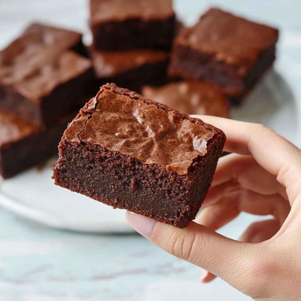 Mochi Brownies Recipe - Recipe Image