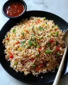 Chilli Garlic Fried Rice Recipe