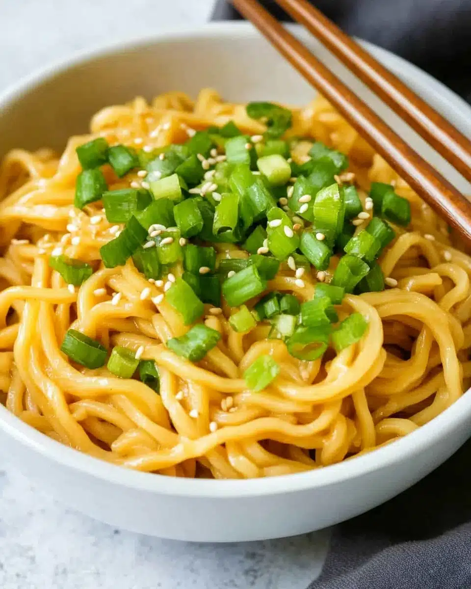 Sesame Garlic Ramen Noodles Recipe