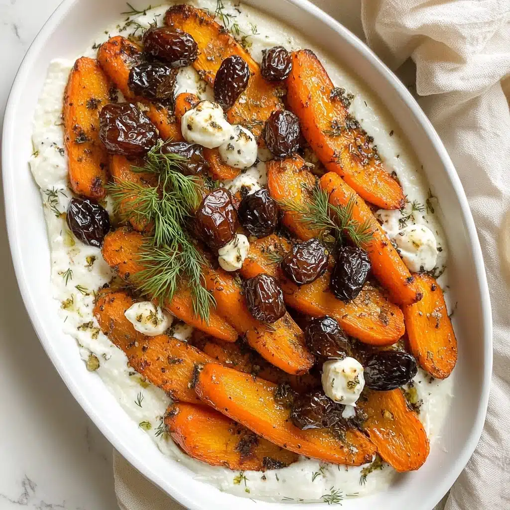 Harissa Maple Carrots with Whipped Feta Recipe - Recipe Image
