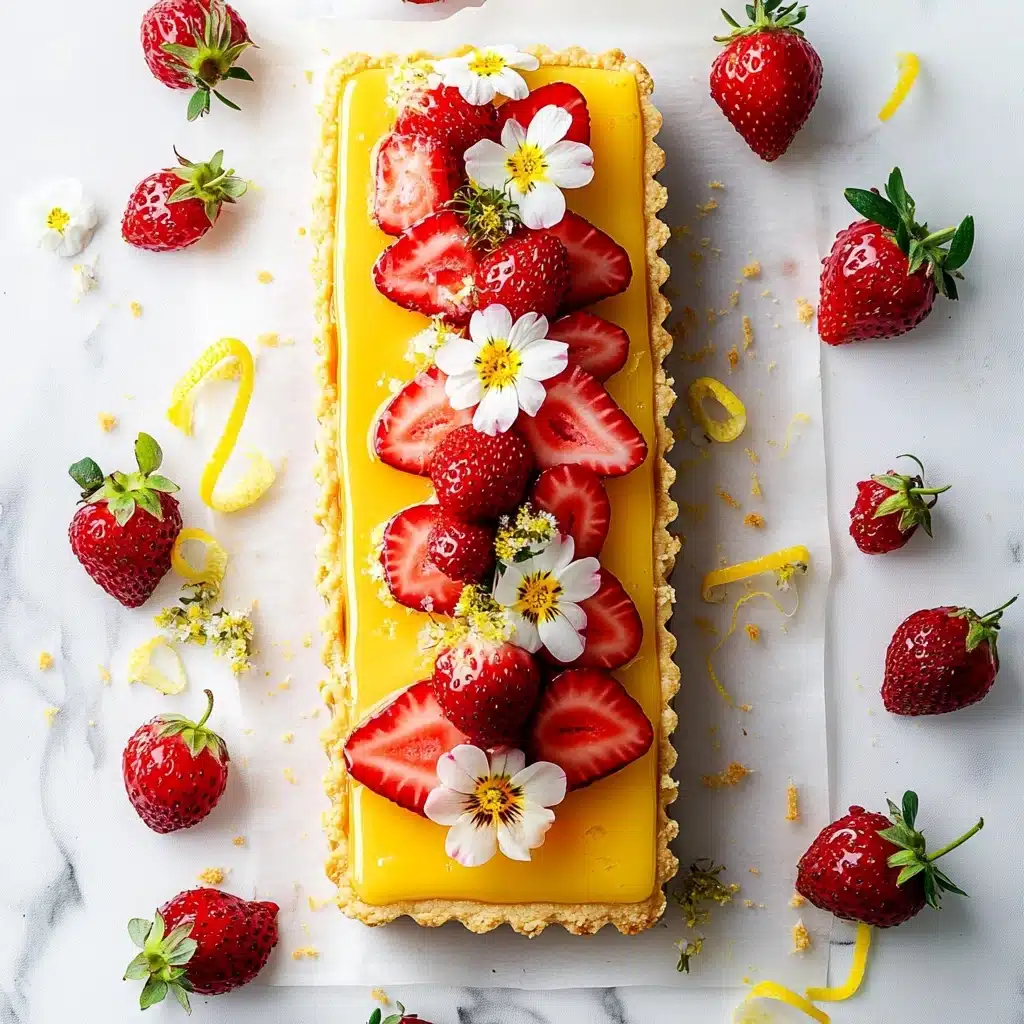 Strawberry Lemon Tart Recipe - Recipe Image