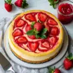 Strawberry Swirl Cheesecake Recipe