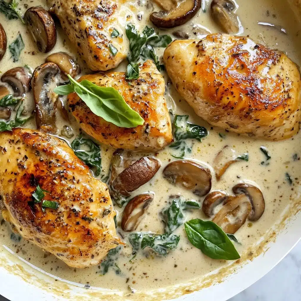Creamy Mushroom Chicken Recipe - Recipe Image