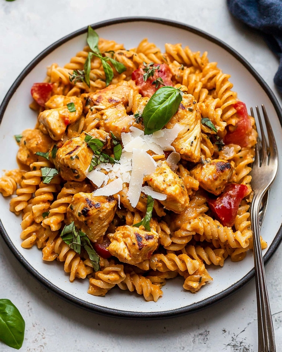Lighter Creamy Cajun Chicken Pasta Recipe
