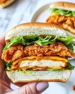 Spicy Crispy Chicken Burger Recipe
