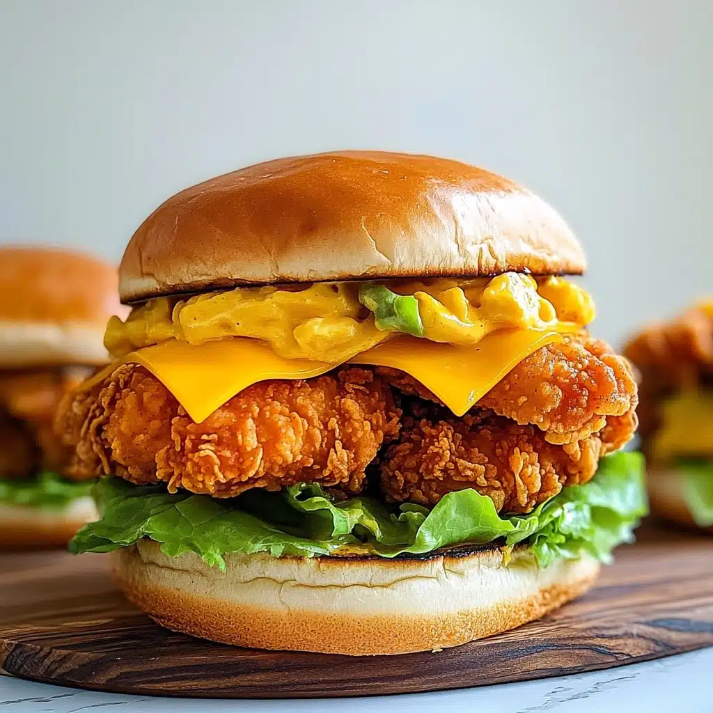 Spicy Crispy Chicken Burger Recipe - Recipe Image