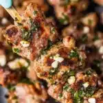 Air Fryer Garlic Parmesan Chicken Skewers Recipe