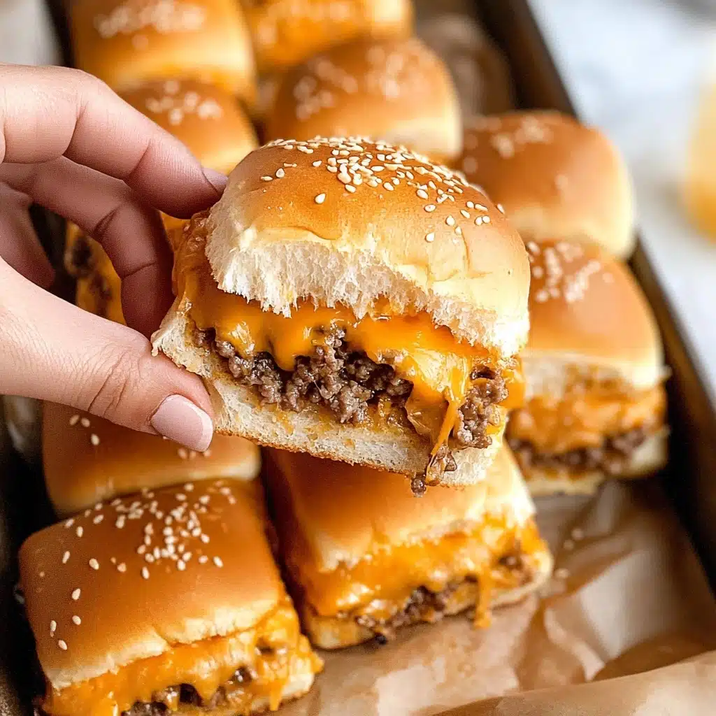 Cheeseburger Sliders Recipe - Recipe Image