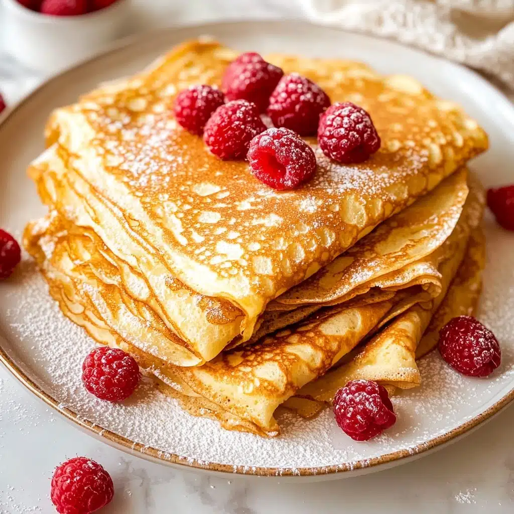 Russian Crepes Blini Recipe - Recipe Image