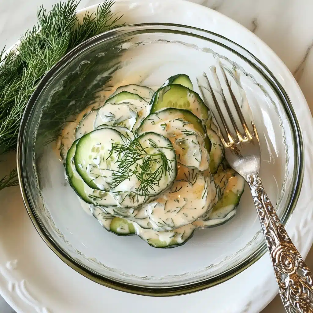 Mizeria (Polish Cucumber Salad) Recipe - Recipe Image