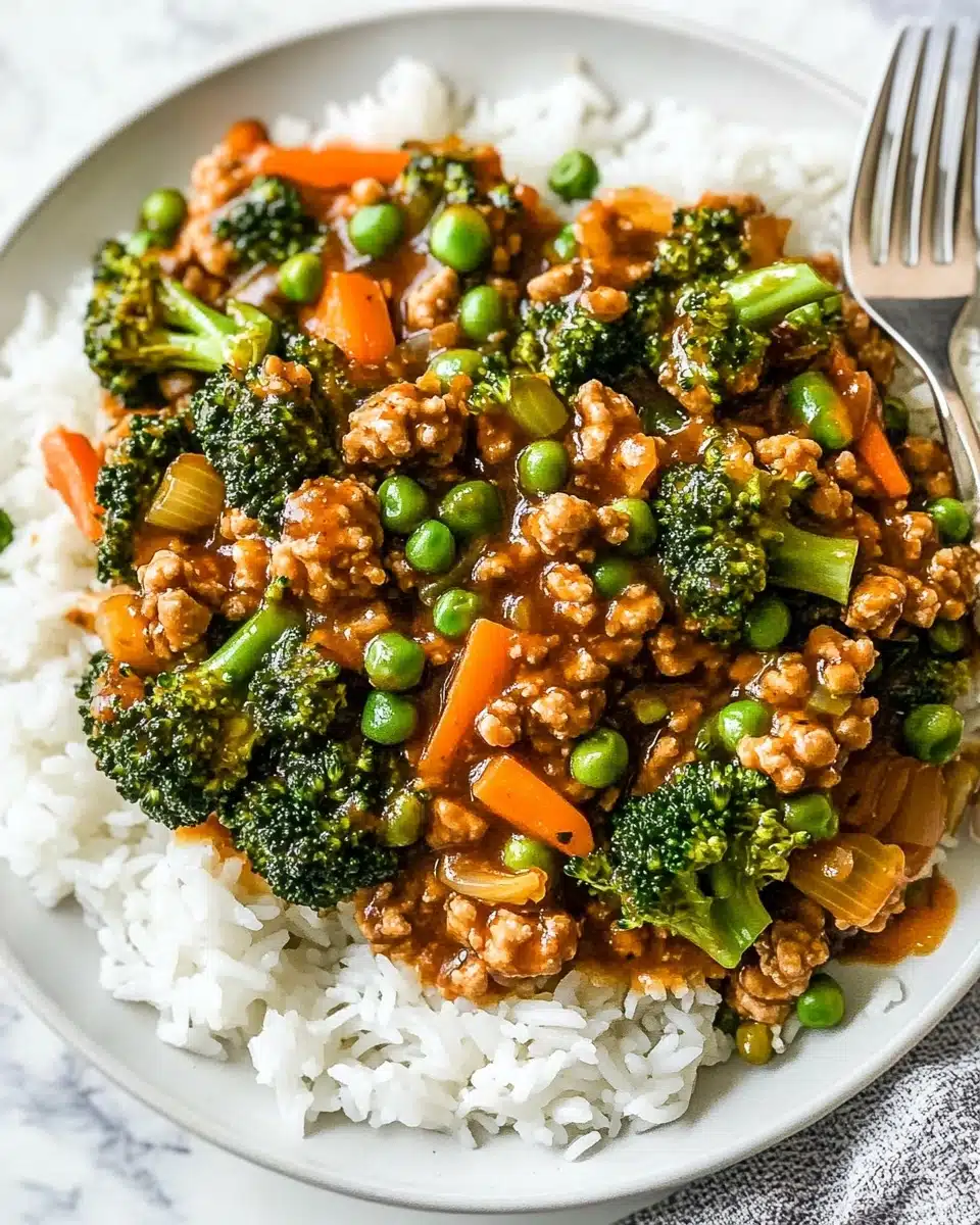 Teriyaki Ground Turkey Stir-Fry Recipe