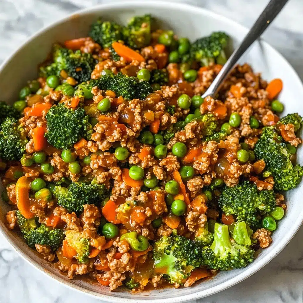 Teriyaki Ground Turkey Stir-Fry Recipe - Recipe Image