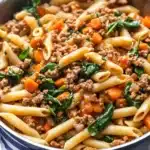 One Pot Ground Turkey Pasta Recipe