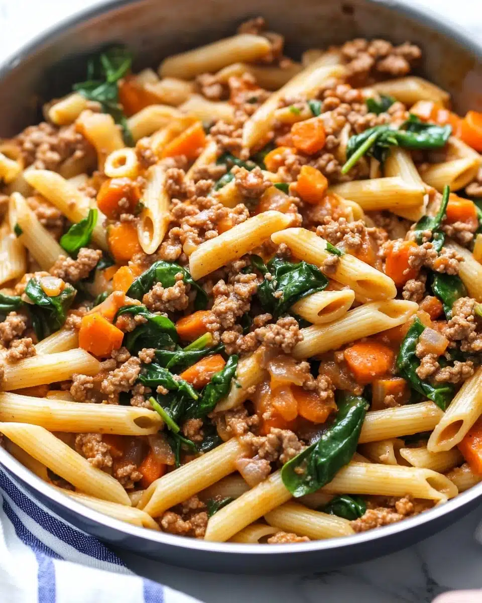 One Pot Ground Turkey Pasta Recipe