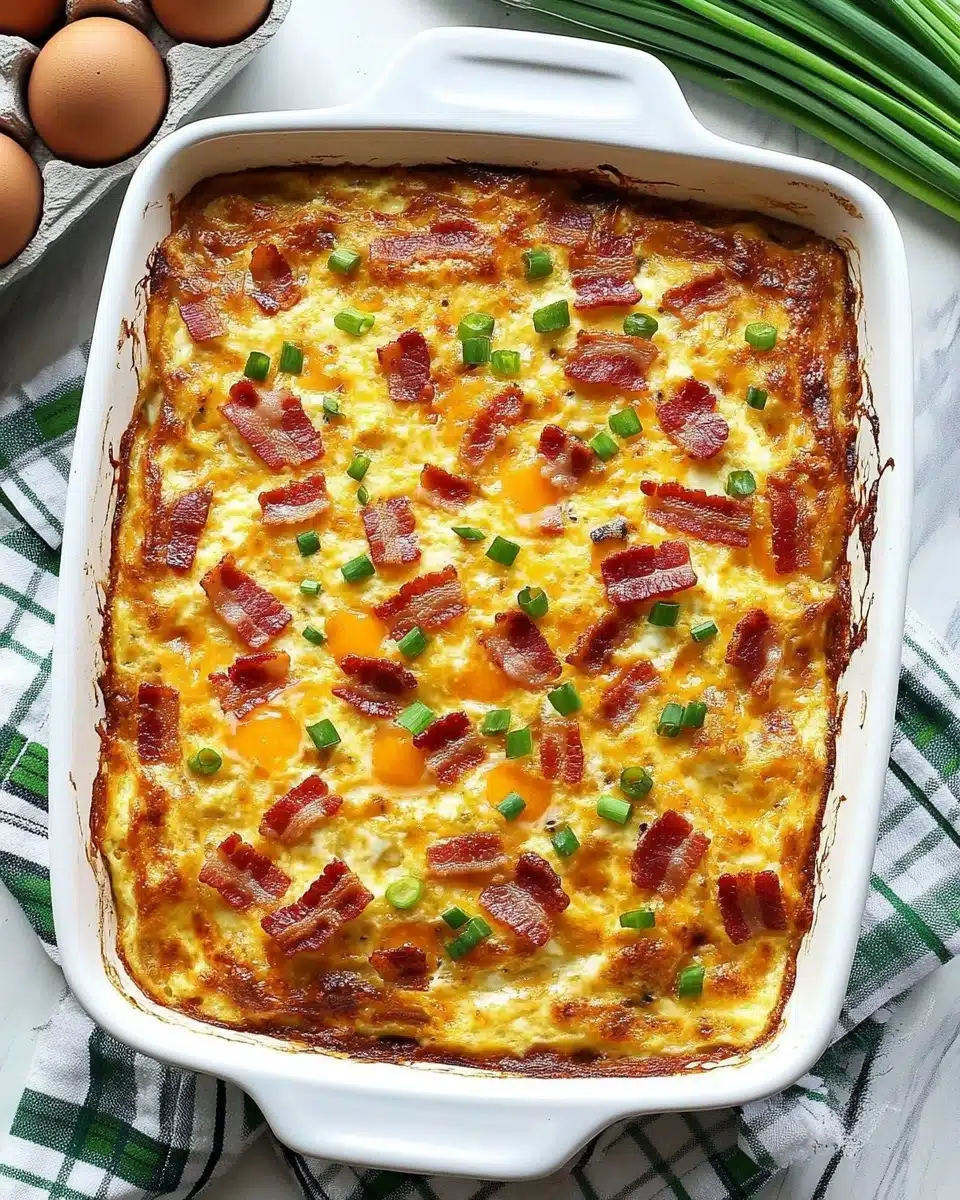 Bacon, Potato, and Egg Casserole Recipe