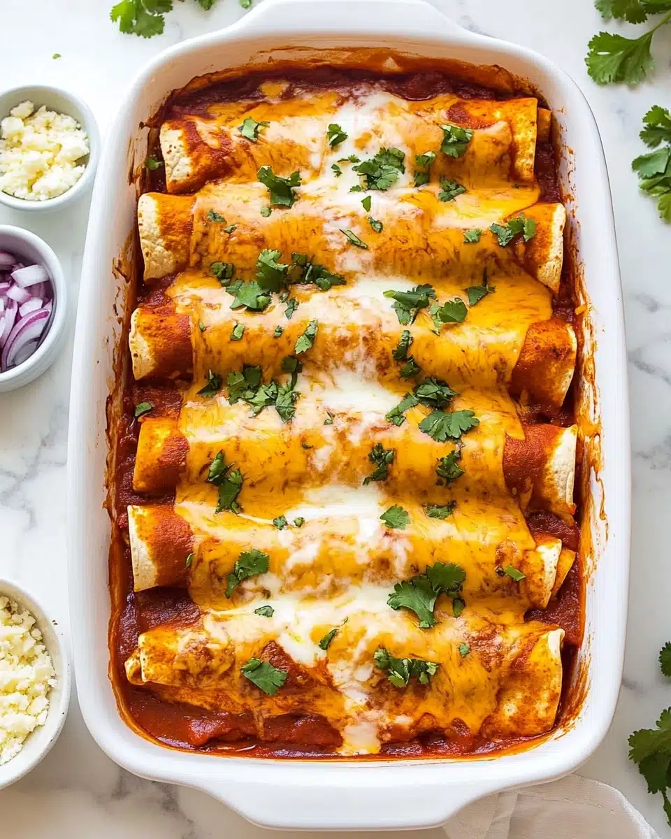 Beef Enchiladas with Green Chiles and Pinto Beans Recipe