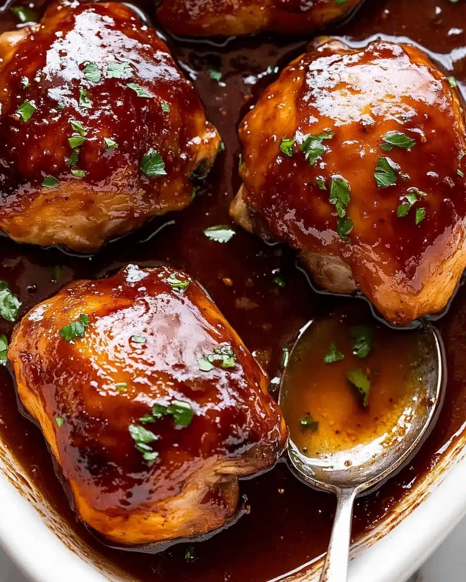 Oven Baked BBQ Chicken with Quick Homemade Barbecue Sauce Recipe