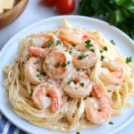 Creamy Garlic Shrimp Pasta Recipe