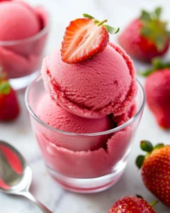 Strawberry Sorbet Recipe