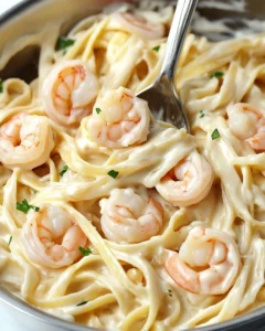 Shrimp Fettuccine Alfredo Recipe