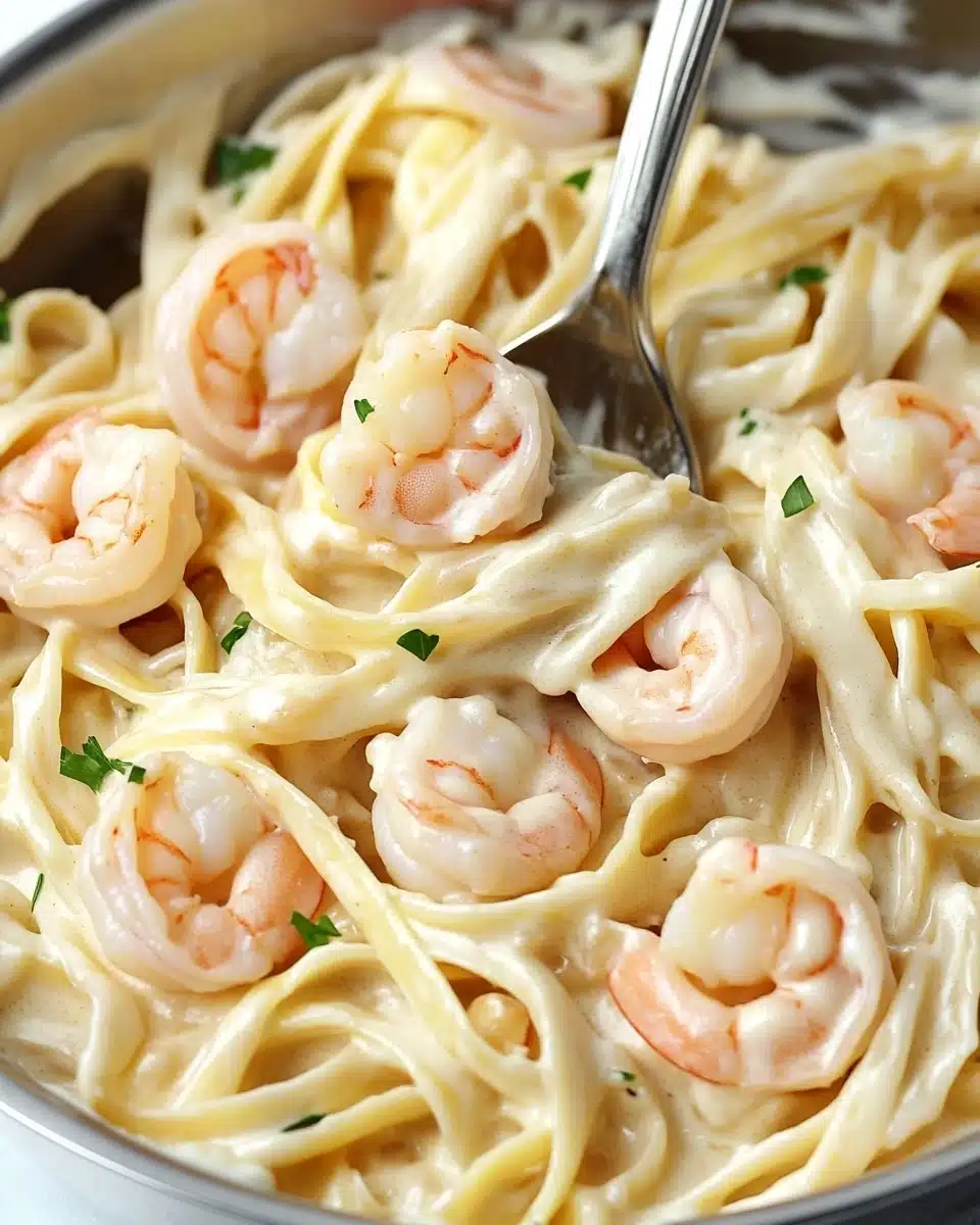 Shrimp Fettuccine Alfredo Recipe
