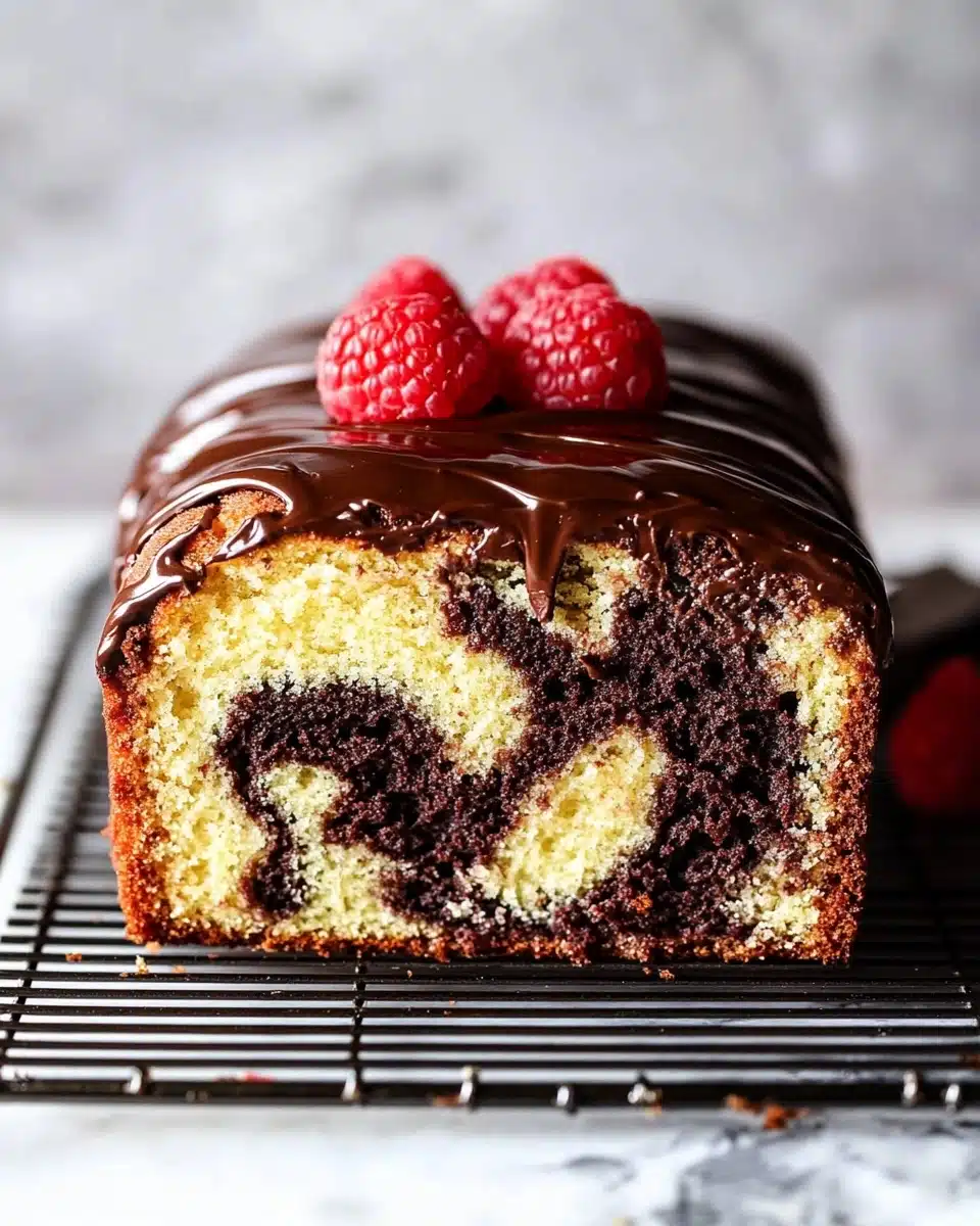Marble Loaf Cake Recipe