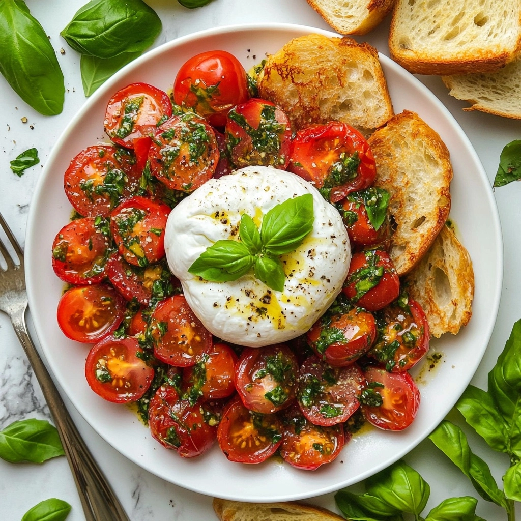 Tomato Burrata Salad Recipe - Recipe Image