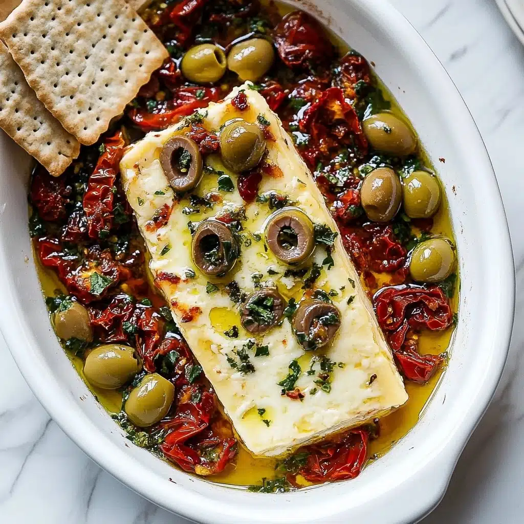Mediterranean Baked Feta Recipe - Recipe Image