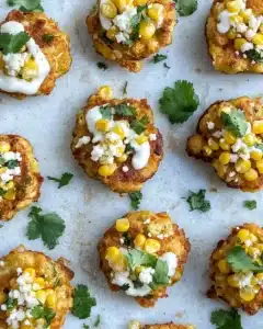 Mexican Street Corn Fritters Recipe