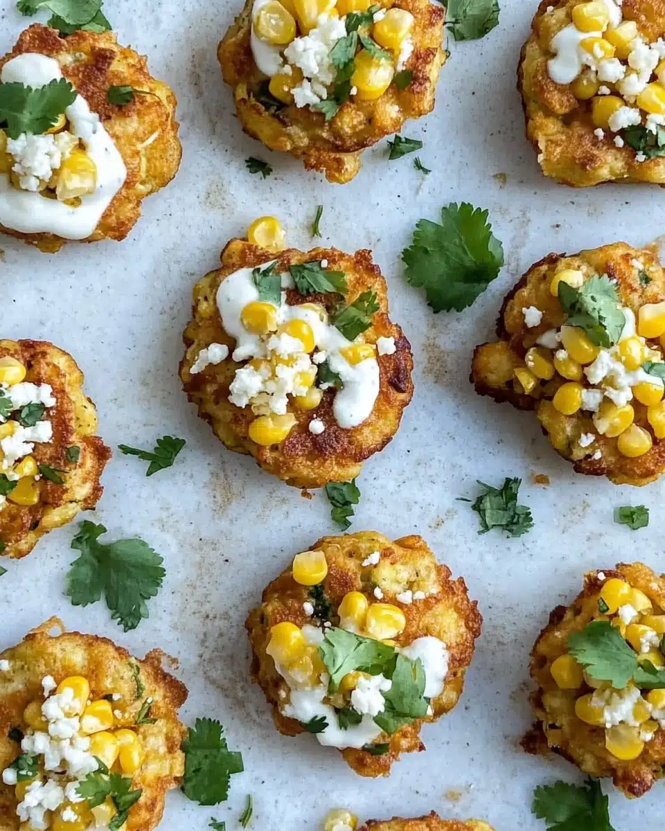 Mexican Street Corn Fritters Recipe