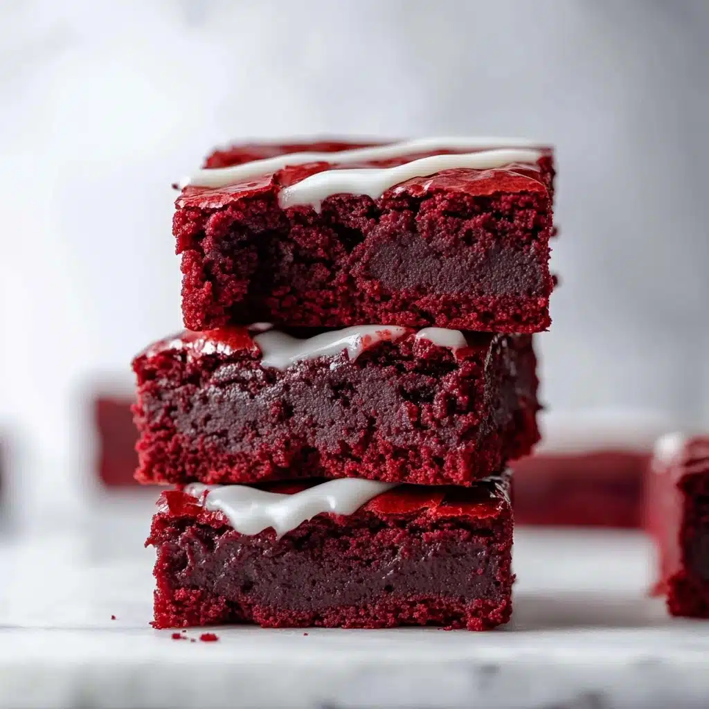 Red Velvet Brownies Recipe - Recipe Image