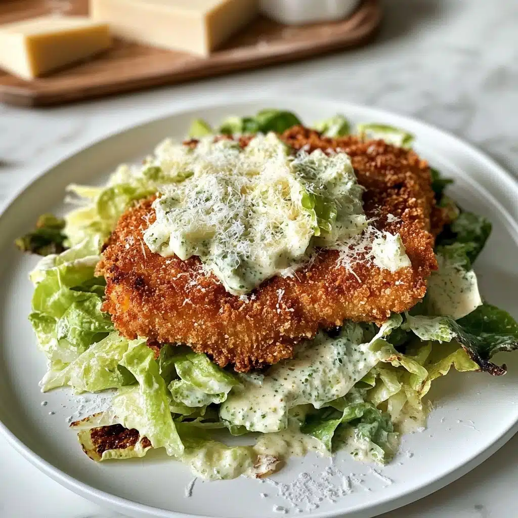 Crispy Chicken Caesar Salad Recipe - Recipe Image
