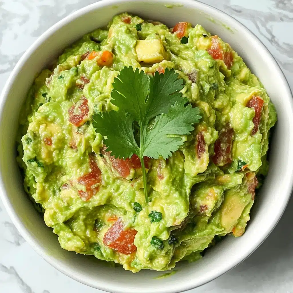 Easy Fresh Guacamole Recipe - Recipe Image