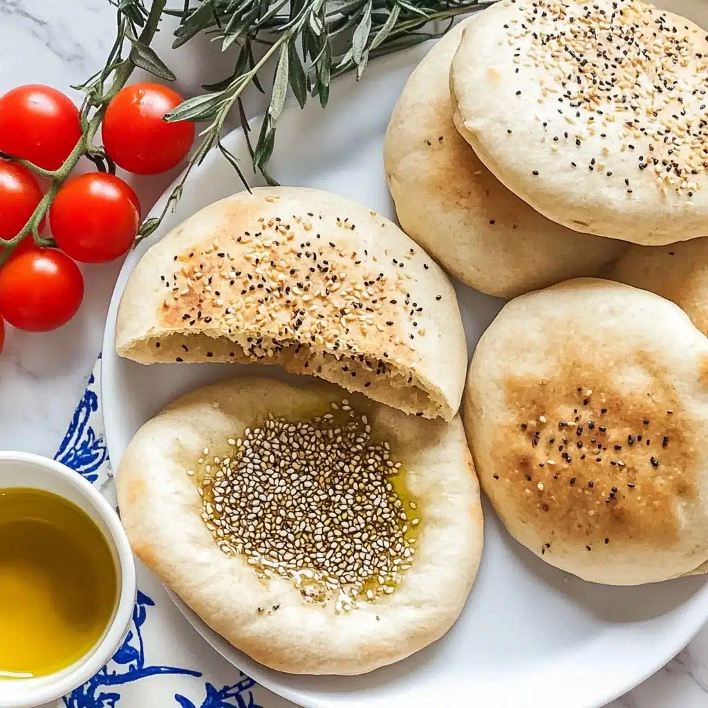 Homemade Pita Bread Recipe - Recipe Image
