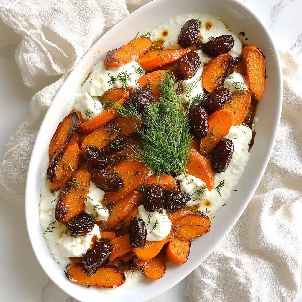 Harissa Maple Carrots with Whipped Feta Recipe - Recipe Image