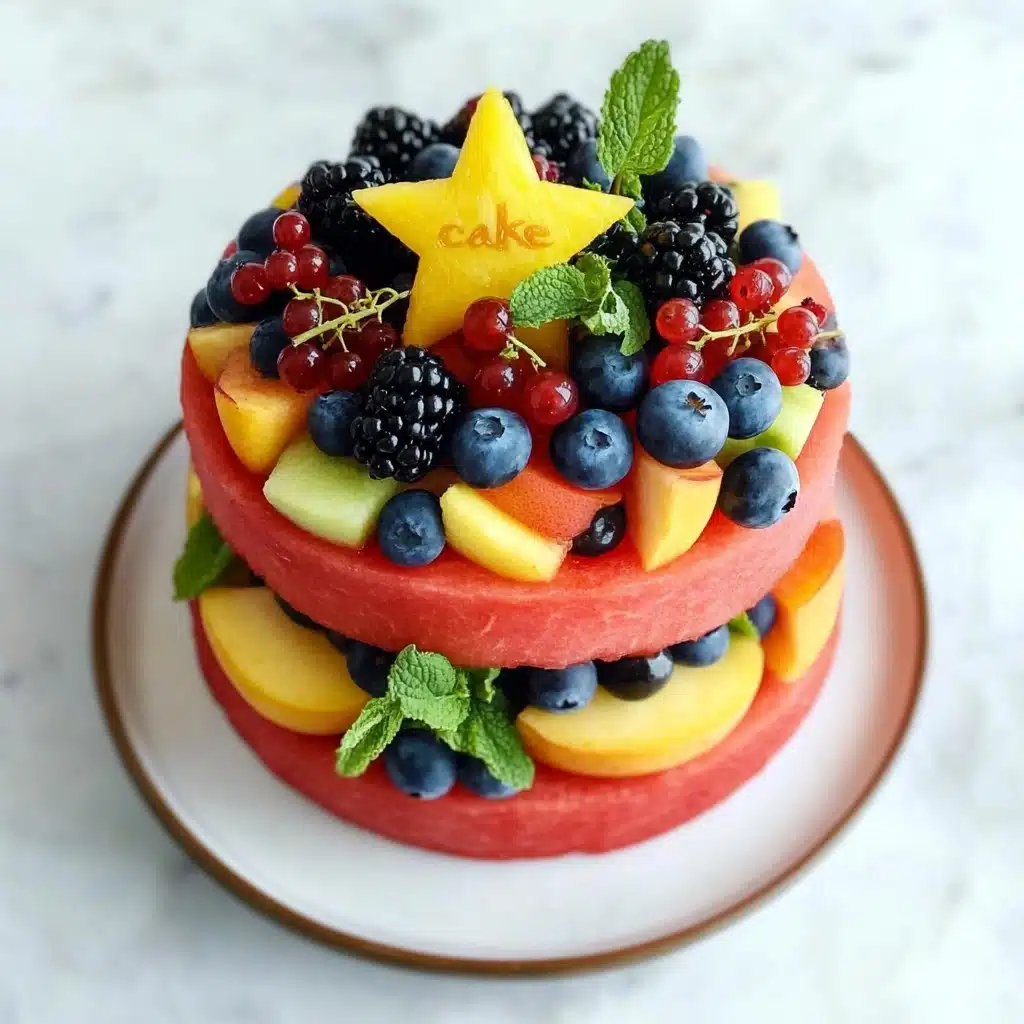 Watermelon Cake Recipe - Recipe Image
