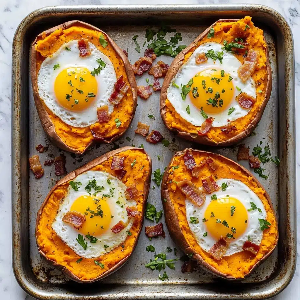 Loaded Breakfast Sweet Potato Recipe - Recipe Image