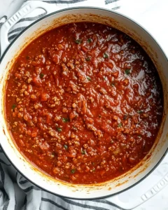 The Most Delicious Italian Meat Sauce Recipe