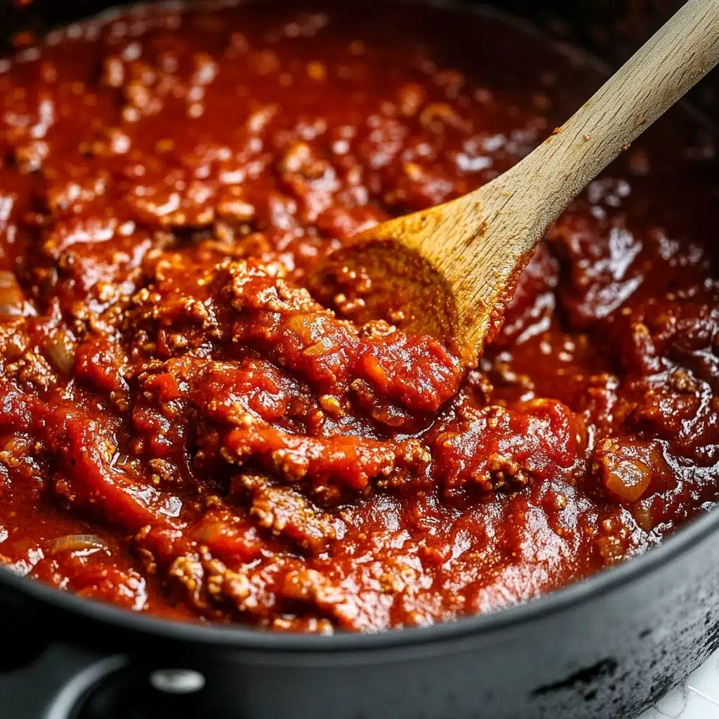 The Most Delicious Italian Meat Sauce Recipe - Recipe Image