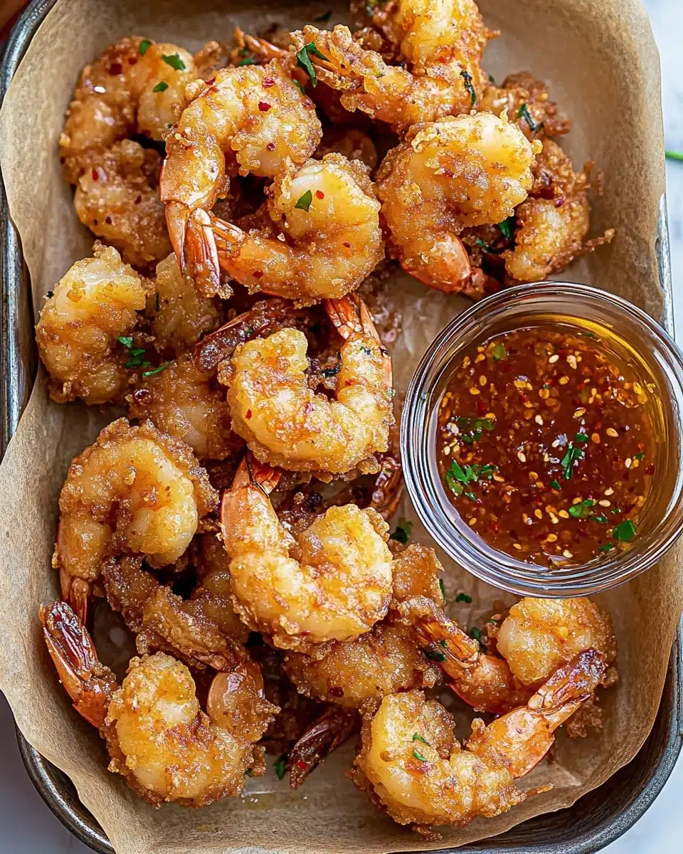 Hot Honey Fried Shrimp Recipe