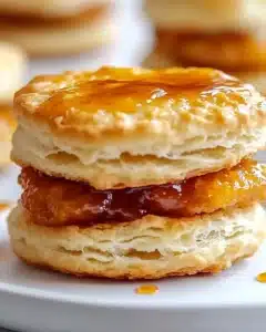 Hot Honey Chicken Biscuits Recipe