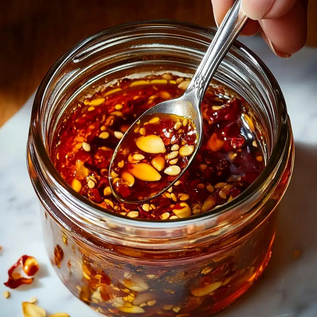 Best Homemade Crispy Chili Garlic Oil Recipe - Recipe Image