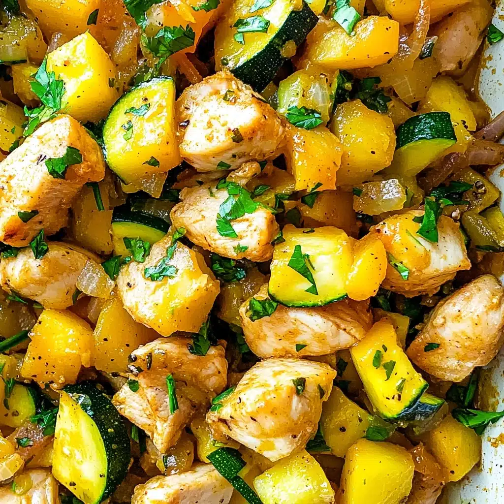 Easy Baked Chicken and Zucchini Recipe - Recipe Image