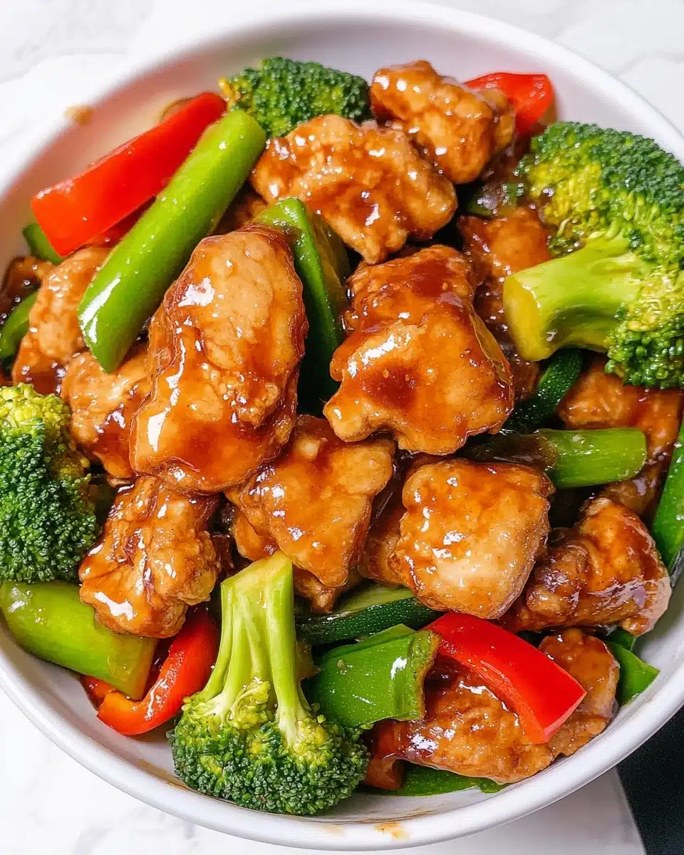 Chicken with Mixed Vegetable Stir Fry Recipe