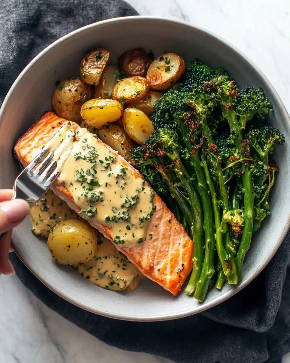Baked Salmon with Amazing Lemon Sauce Recipe