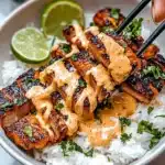 Sweet Chili Chicken Bowl with Coconut Lime Drizzle Recipe