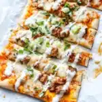 Buffalo Chicken Flatbread Recipe