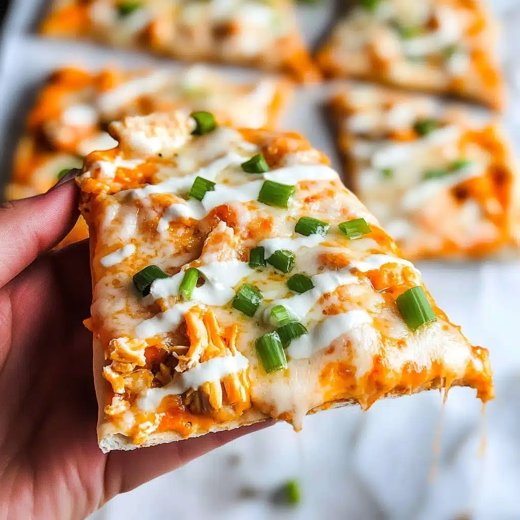 Buffalo Chicken Flatbread Recipe - Recipe Image