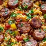 Cajun Sausage and Rice Skillet Recipe